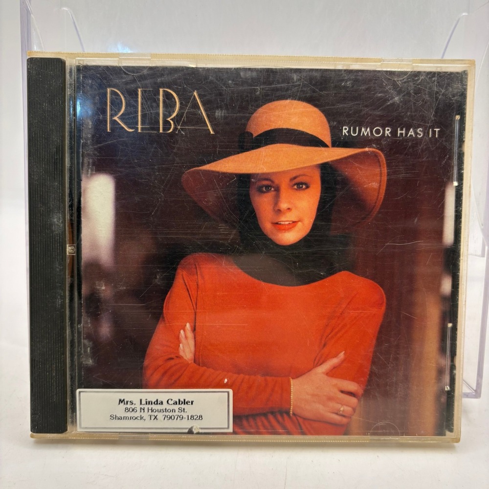 Reba McEntire Rumor Has It CD 1990 MCA Records MCAD-10016‎ Fancy Country Music